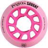 Atom Skates Poison Savant Skate Wheels Pink 1 Pack - 4 Wheels / 59mm x 38mm view 1