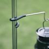 BESPORTBLE Camping Tent Accessories Set 3 Stainless Steel Hooks Lantern Pole Hanger Non-Slip Sleeve Ideal for Outdoor Hiking Fishing view 3