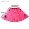 Children Girl Star Butterfly Tutu Skirts Kids Dance 3 Layer Tulle Tutu Ball Gown Pettiskirt Birthday Party Clothes 2-7 Year (Blue) view 2