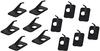 10pcs Black Plastic Arrow Rest Archery RH Recurve Bow Arrow Rest Hunting Shooting Targeting Accessory Right Hand view 2