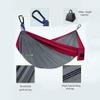 Camping Hammock Hanging Swing Bed Lightweight Outdoor Single & Double Person Hommock Chair with Carabiner Rope for Home Yard Relaxation Backpacking Travel view 2