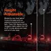 TRUE MODS 34"- 60" 12-24V Adjustable White LED Marine Navigation Anchor All-Round Boat Light [USCG ABYC A-16 3NM] [Telescoping Pole Base] [Waterproof] 3 Nautical Mile Back Rear Stern Tower Light view 2