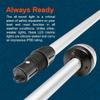 TRUE MODS 34"- 60" 12-24V Adjustable White LED Marine Navigation Anchor All-Round Boat Light [USCG ABYC A-16 3NM] [Telescoping Pole Base] [Waterproof] 3 Nautical Mile Back Rear Stern Tower Light view 4