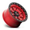 KMC Wheels KM548 17X9 5X5.0 C-RED BLK-LP 00MM - KM54879050900 view 3