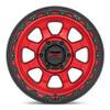 KMC Wheels KM548 17X9 5X5.0 C-RED BLK-LP 00MM - KM54879050900 view 4