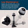 TRUE MODS 8 Inch 12-24V White LED Marine Navigation Anchor All-Round Boat Light [USCG ABYC A-16 3NM] [Waterproof] 3 Nautical Mile Folding Back Rear Top Stern Light for Sail Bass Jon Boat - Chrome view 4