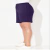 Catherines Women's Plus Size Suprema Short - 6X, Grape Leaf view 4