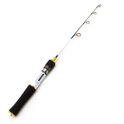 ZYHYD 59cm Spinning cast ice Fishing Rod, Carbon Winter ice Fishing Rod, Boat Fishing Rod, Ultra-Light Two-Section Fishing Rod, Travel Fishing Tackle ZYHYD (Color : Spining Rod)