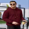 COOFANDY Mens Pullover Hoodies Sweatshirt Long Sleeve with Kanga Pocket Wine Red X-Large view 2