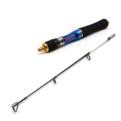 ZYHYD 58CM Ice Fishing Rod, Boat Fishing Rod, Winter Ice Fishing Rod, Spinning Ultra-Light Fishing Rod Accessories, Travel Fishing Tackle, Outdoor Sports ZYHYD (Size : 58cm)