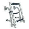JLXJ Foldable Stern Mount Boat Ladder, 3 Steps Stainless Steel Pontoon Marine Collapsible Ladders, Transom Mount Folding Ladder, Load: 200kg view 2