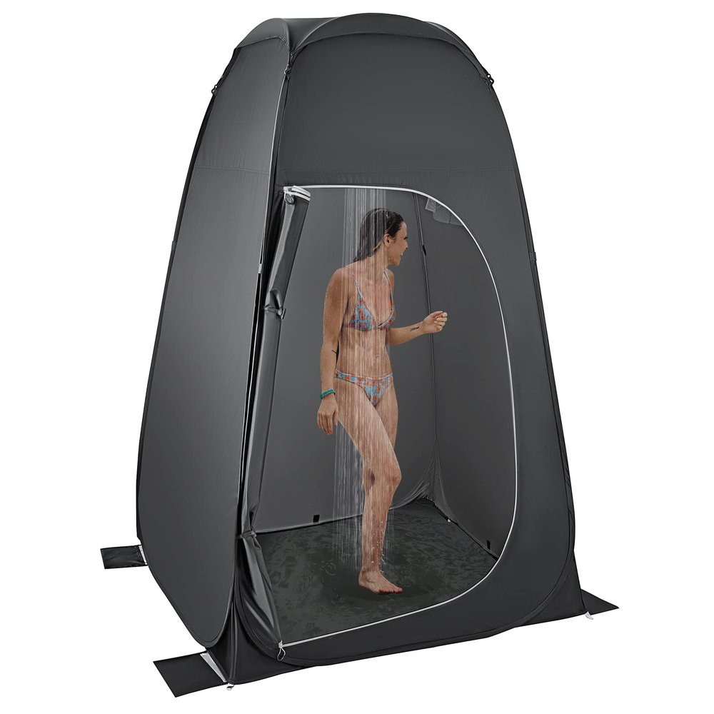 KingCamp Camping Shower Tent Pop Up Changing Tent Portable Dressing Room Privacy Tent for Portable Toilet Pop Up Pod with Carry Bag