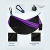 Hiking Camping Hammock Portable Nylon Hanging Chair Swing Outdoor Single & Double Person for Backpacking Travel Beach Backyard view 3