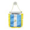 4 X 6 Inch GUATEMALA Mini Fringy Flag For Car Rearview Mirror Double Sided Flag with Suction Cup view 1