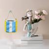 4 X 6 Inch GUATEMALA Mini Fringy Flag For Car Rearview Mirror Double Sided Flag with Suction Cup view 4
