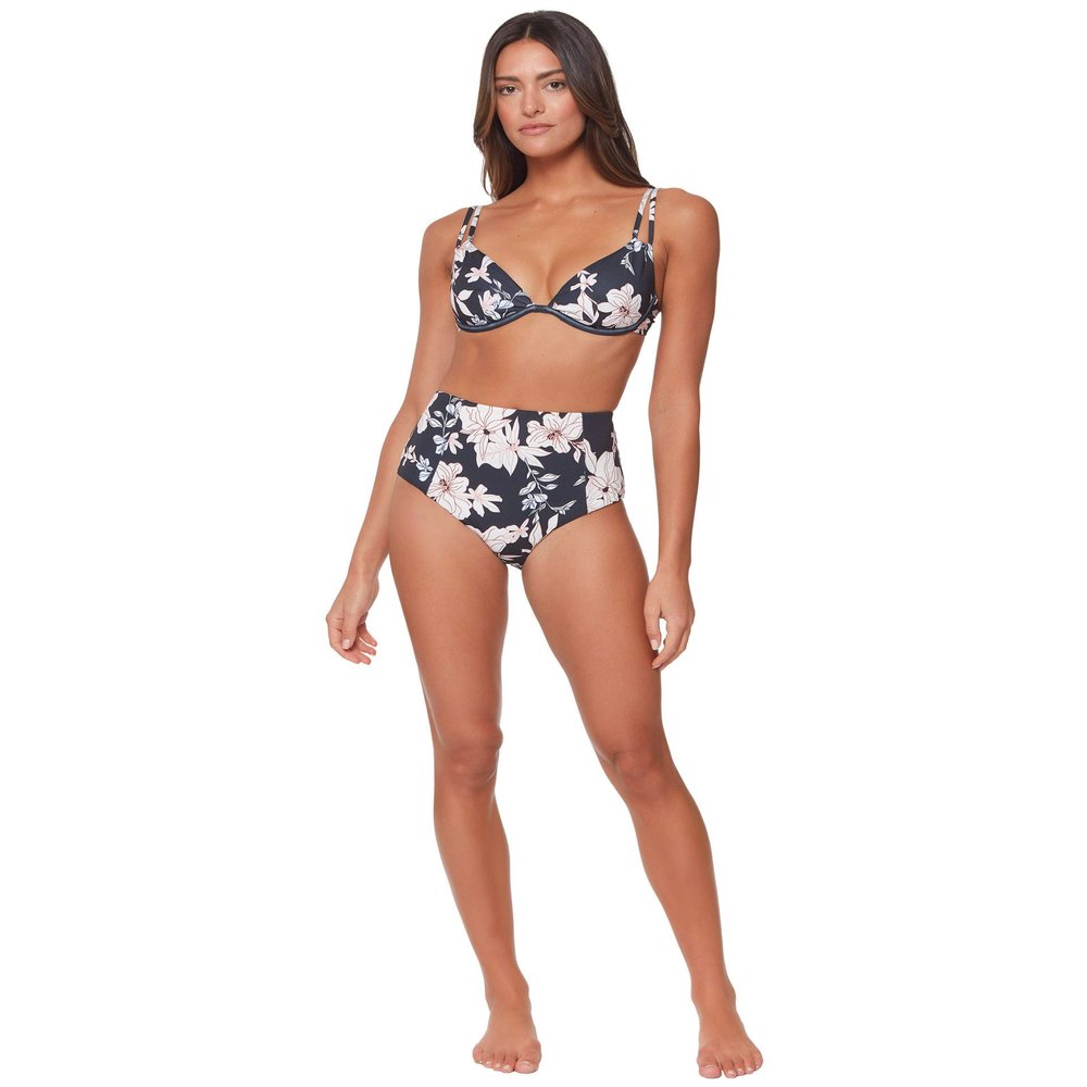 Sanctuary Over-The-Shoulder Underwire Bra Top Dark D-Cup