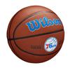 Wilson NBA Philadelphia 76ers Size 7 Basketball - PureFeel Cover view 1