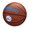 Wilson NBA Philadelphia 76ers Size 7 Basketball - PureFeel Cover view 2