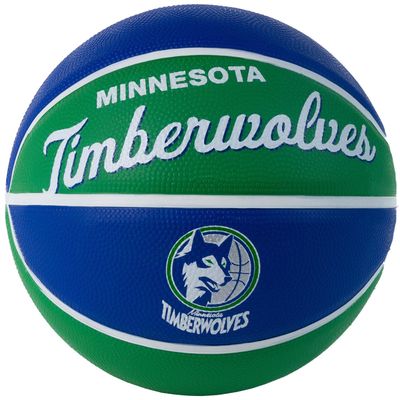 Wilson NBA Team Retro Mini Basketball - Minnesota Timberwolves