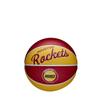 WILSON NBA Team Retro Mini Basketball - Houston Rockets view 1