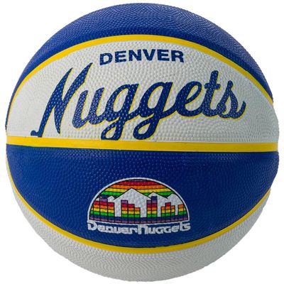 WILSON NBA Team Retro Mini Basketball - Denver Nuggets