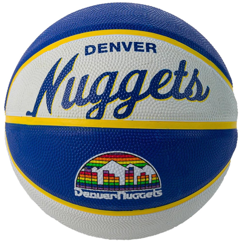 WILSON NBA Team Retro Mini Basketball - Denver Nuggets