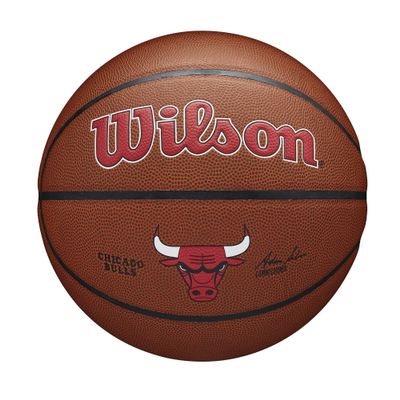 Wilson NBA Chicago Bulls Size 7 Basketball - PureFeel Cover, 29.5"
