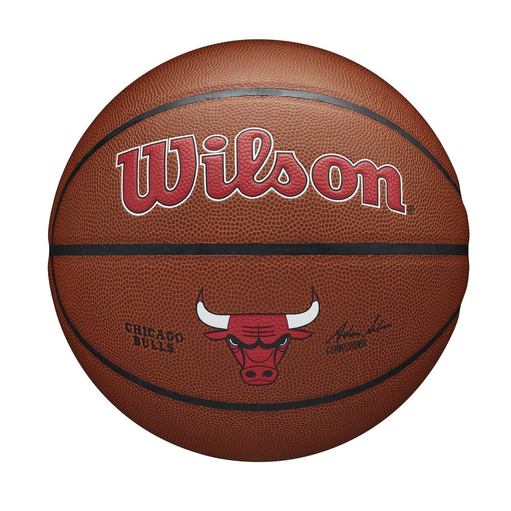 Wilson NBA Chicago Bulls Size 7 Basketball - PureFeel Cover, 29.5"