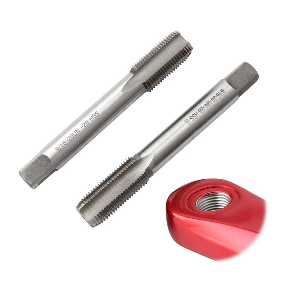 1 Pair Bicycle Crank Bracket Remove Tool,Bike Bottom Crank Repair Tools Thread Tap Set, Right-Hand & Left-Hand