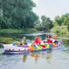 Inflatable PVC 3 Person Inflatable Fishing Kayak Canoe Raft Paddle Boat New view 1