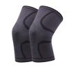 YUNSI Elbow 1Pair Knee Pads Breathable Nylon Elastic Sports Knee Support Brace Running Fitness Basketball Football Protector Joelheiras for Adult (Color : Black, Size : XL) view 1