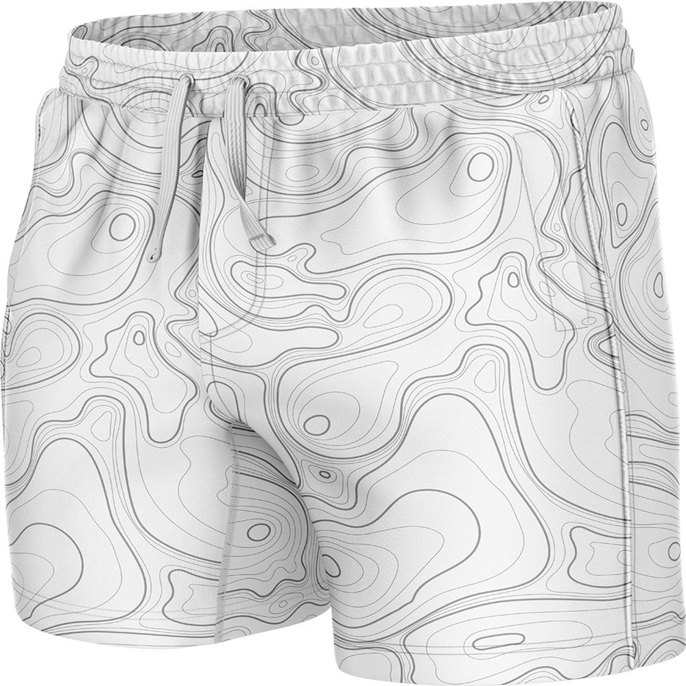 Greater Half White Topo Swim Trunks(XX-Large)