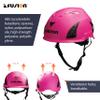 Fusion Climb Meka II Climbing and Zipline Safety Helmet - Pink, 6.25-Inch H x 10.3-Inch L x 8.25-Inch W view 2