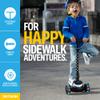Jetson Scooters - Jupiter Mini 3 Wheel Kick Scooter (Red) - Collapsible Portable Kids Three Wheel Push Scooter - Lightweight Folding Design with High Visibility RGB Light Up LEDs on Stem and Wheels view 3