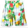 GUESS Girls' Big Soft Woven Ruffled Hem Pull on Shorts, Fruit Print, 16 view 1