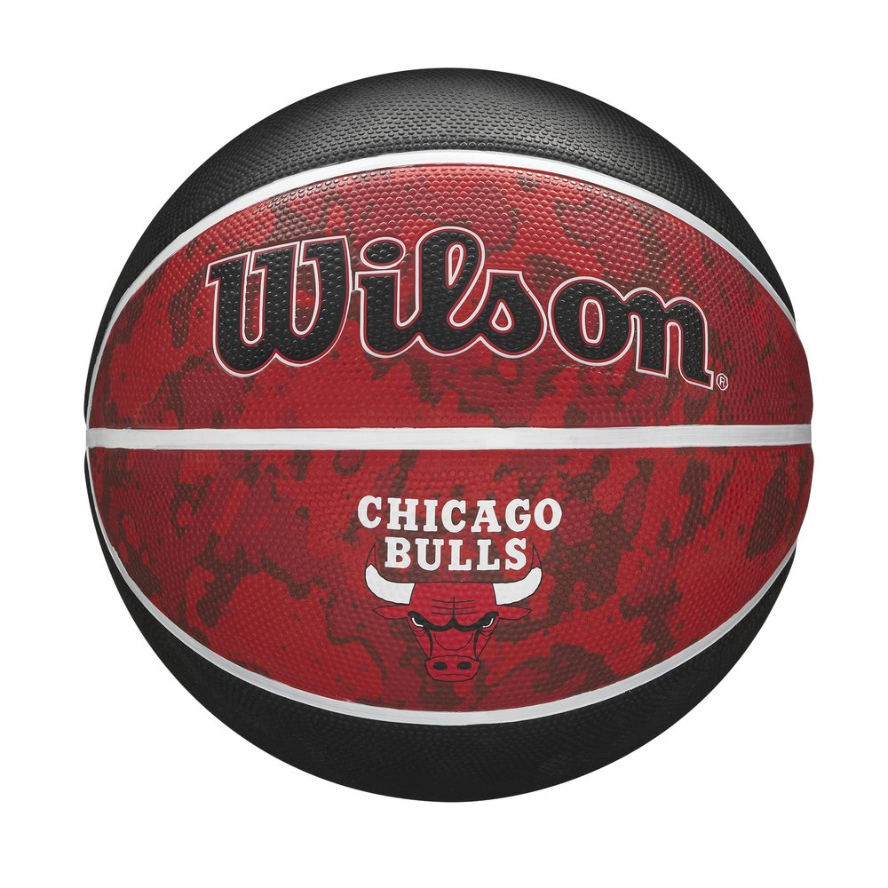 WILSON NBA Team Tiedye Basketball - Size 7-29.5", Chicago Bulls