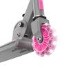 Jetson Scooters - Leo Kick Scooter (Pink) - Collapsible Portable Kids Push Scooter - Lightweight Folding Design with High Visibility RGB Light Up LEDs Wheels and Adjustable Height Handlebars view 4