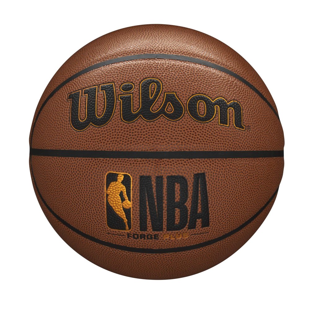 WILSON NBA Forge Series Basketball - Forge Plus, Brown, Size 5-27.5"