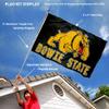 College Flags & Banners Co. BSU Bulldogs Bowie State Flag and Pole Bracket Mount Bundle view 2