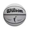 WILSON WNBA Commemorative Series Autograph Basketball - Size 6 - 28.5", White/Orange view 1