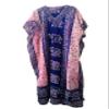 Gavya International Long Kaftan Dress for Women Elephant Caftan Kimono v-Neck Maxi Dress Loungwear Dress Nighty Swimsuit Cover Up Beach Dress Blue view 1