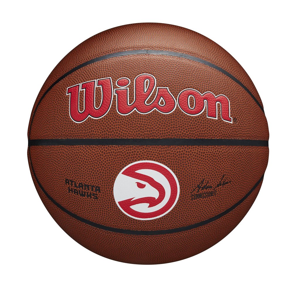 Wilson NBA Atlanta Hawks PureFeel Cover Basketball - Size 7, 29.5"