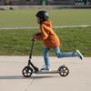 Jetson Scooters - Jupiter Jumbo Kick Scooter (Blue) - Collapsible Portable Kids Push Scooter - Lightweight Folding Design with Big Wheels and High Visibility RGB Light Up LEDs on Stem and Deck view 2
