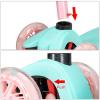 Scooter for Children from 6 to 12 Years Old 3-5 Children's 3-Wheeled Toddler Scooter (Blue Pink) view 4