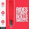Jetson Scooters - Jupiter Kick Scooter (Red) - Collapsible Portable Kids Push Scooter - Lightweight Folding Design with High Visibility RGB Light Up LEDs on Stem, Wheels, and Deck view 4