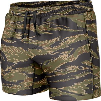 Jungle Tiger Camo Swim Trunks(Small)