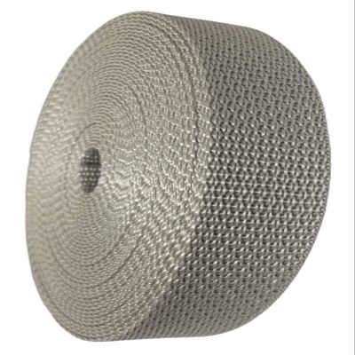 Durable Polypropylene UV Resistant Webbing Straps Ideal for DIY Projects, Pet Collars, Outdoors, Crafts and Much More. 1 Inch (Silver, 100)