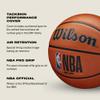 WILSON NBA DRV Series Basketball - DRV Pro, Brown, Size 6-28.5" view 4
