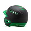 Boombah DEFCON Batting Helmet Black/Kelly Green - Size Senior 7" - 7 3/4" view 3