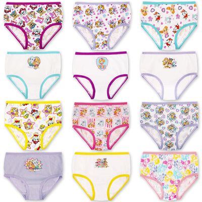 Paw Patrol Girls 12-days Advent Underwear To Make The Holidays And Potty Training Fun, Available In Sizes 2/3t, 4t 5t Briefs, Paw Tg 12pk_box, 4T US